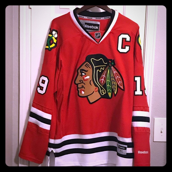 🔥Authentic Chicago Blackhawks Jon Toews Jersey XL